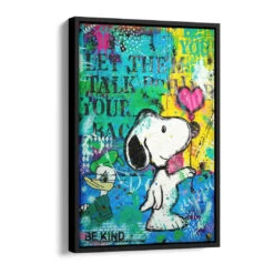 Let Them 16 Let Them -Artmind wandbild snoopy pop art kusntwerk artmind schattenfugenrahmen