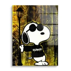 Be Cool -Artmind wandbild snoopy selfmade acryl