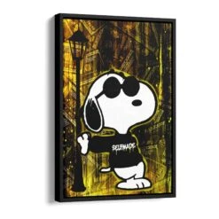Be Cool -Artmind wandbild snoopy selfmade schattenfugenrahmen