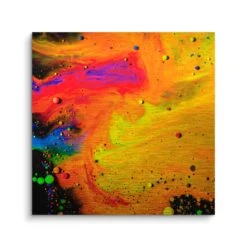 Neon Splash 15 Neon Splash -Artmind wandbild splash color von artmind brushed
