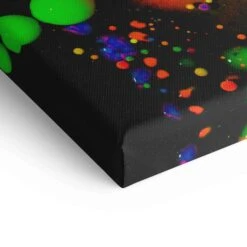 Neon Splash 19 Neon Splash -Artmind wandbild splash color von artmind detail leinwand