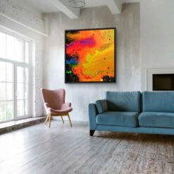 Neon Splash 17 Neon Splash -Artmind wandbild splash color von artmind 25