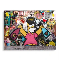 Springfield Homie 15 Springfield Homie -Artmind wandbild springfield kunst kaufen bei artmind brushed