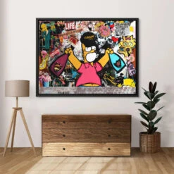 Springfield Homie 18 Springfield Homie -Artmind wandbild springfield kunst kaufen bei artmind 3