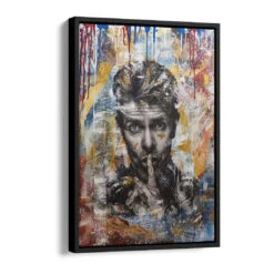 Still Alive Bowie 16 Still Alive Bowie -Artmind wandbild still alive kunst kaufen bei artmind schattenfugenrahmen