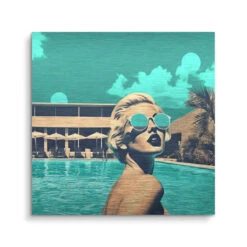 Swimming Pool 15 Swimming Pool -Artmind wandbild swimming kunst kaufen bei artmind brushed