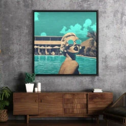 Swimming Pool 18 Swimming Pool -Artmind wandbild swimming kunst kaufen bei artmind 2