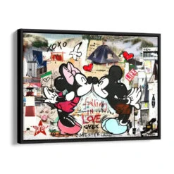 Sylt - Kiss 16 Sylt - Kiss -Artmind wandbild sylt kiss kunst kaufen bei artmind schattenfugenrahmen