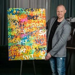 Sylt - Writings 18 Sylt - Writings -Artmind wandbild sylt schriften kunstwerk