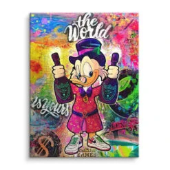 The World Is Yours 15 The World Is Yours -Artmind wandbild the world is yours kunst kaufen bei artmind leinwand