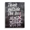 Outside The Box 1 Outside The Box -Artmind wandbild think outside the box brushed