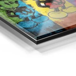 Triple 21 Triple -Artmind wandbild tripel micky kunst kaufen bei artmind detail acryl