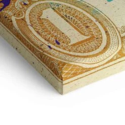 Flying Cash 21 Flying Cash -Artmind wandbild tweety one dollar detail leinwand