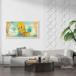 Flying Cash 18 Flying Cash -Artmind wandbild tweety one dollar 3 72a95b96 a8c1 46e9 8b79 9305274df953