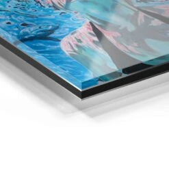 Wasserwelten – Unter Haien 22 Wasserwelten – Unter Haien -Artmind wandbild unter wasser blue women artmind wall art bild detail acryl