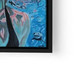 Wasserwelten – Unter Haien 24 Wasserwelten – Unter Haien -Artmind wandbild unter wasser blue women artmind wall art bild lwrs