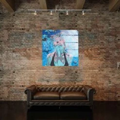 Wasserwelten – Unter Haien 19 Wasserwelten – Unter Haien -Artmind wandbild unter wasser blue women artmind wall art bild 11