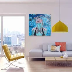 Wasserwelten – Unter Haien 18 Wasserwelten – Unter Haien -Artmind wandbild unter wasser blue women artmind wall art bild 15