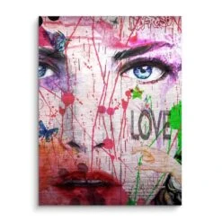 Watercolor Woman 15 Watercolor Woman -Artmind wandbild watercolor women painting brushed