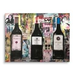 Vino Masseto 16 Vino Masseto -Artmind wandbild wine kunst kaufen bei artmind brushed