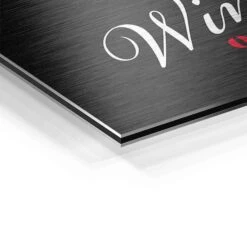 Wine O' Clock 23 Wine O' Clock -Artmind wandbild wine oclock detail brushed