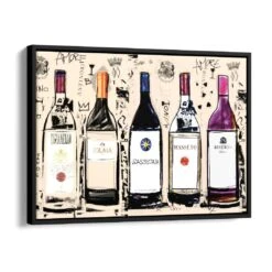 Vino Collection 16 Vino Collection -Artmind wandbild wine vino collection leinwand artmind artwork schattenfugenrahmen