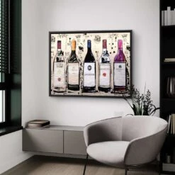 Vino Collection 18 Vino Collection -Artmind wandbild wine vino collection leinwand artmind artwork 18