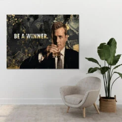 Be A Winner - Dark 18 Be A Winner - Dark -Artmind wandbild winner kunst kaufen bei artmind 16