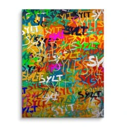 Sylt - Writings 16 Sylt - Writings -Artmind wandbild world of sylt artmind wall art bild brushed