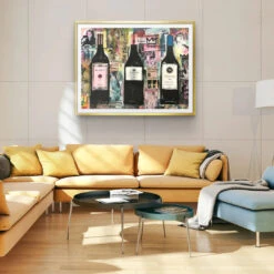 Vino Masseto - Galerieabzug 11 Vino Masseto - Galerieabzug -Artmind weinflaschen urban styl wandbild artmind poster 3