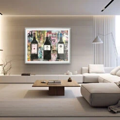 Vino Masseto - Galerieabzug 12 Vino Masseto - Galerieabzug -Artmind weinflaschen urban styl wandbild artmind poster 6