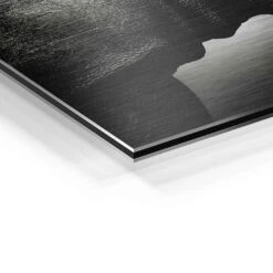 Rhino Portrait 22 Rhino Portrait -Artmind xxl wandbild nashorn black white premium artwork artmind detail brushed