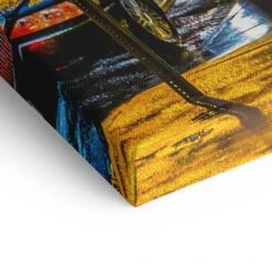 New York City Lights 19 New York City Lights -Artmind xxl wandbild newyork city popart premium kunstwerk artmind detail leinwand